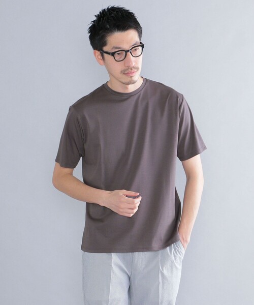 SHIPS(シップス)の「SHIPS: ALBINI クルーネック 無地 Tシャツ(Tシャツ/カットソー・メンズ・ホワイト/ブラック/ダークグレー/ネイビー/チャコールグレー・SMALL/MEDIUM/LARGE/X-LARGE)」の9枚目の写真