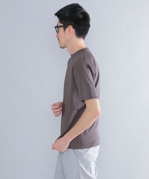 SHIPS(シップス)の「SHIPS: ALBINI クルーネック 無地 Tシャツ(Tシャツ/カットソー・メンズ・ホワイト/ブラック/ダークグレー/ネイビー/チャコールグレー・SMALL/MEDIUM/LARGE/X-LARGE)」の11枚目の写真