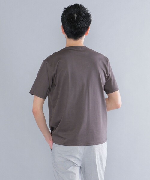 SHIPS(シップス)の「SHIPS: ALBINI クルーネック 無地 Tシャツ(Tシャツ/カットソー・メンズ・ホワイト/ブラック/ダークグレー/ネイビー/チャコールグレー・SMALL/MEDIUM/LARGE/X-LARGE)」の12枚目の写真