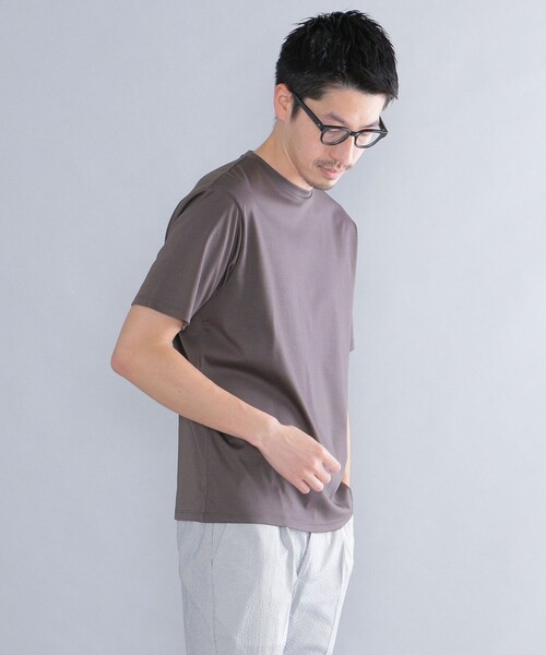 SHIPS(シップス)の「SHIPS: ALBINI クルーネック 無地 Tシャツ(Tシャツ/カットソー・メンズ・ホワイト/ブラック/ダークグレー/ネイビー/チャコールグレー・SMALL/MEDIUM/LARGE/X-LARGE)」の15枚目の写真