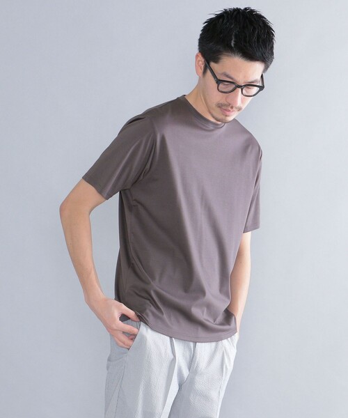 SHIPS(シップス)の「SHIPS: ALBINI クルーネック 無地 Tシャツ(Tシャツ/カットソー・メンズ・ホワイト/ブラック/ダークグレー/ネイビー/チャコールグレー・SMALL/MEDIUM/LARGE/X-LARGE)」の16枚目の写真