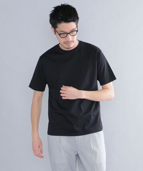 SHIPS(シップス)の「SHIPS: ALBINI クルーネック 無地 Tシャツ(Tシャツ/カットソー・メンズ・ホワイト/ブラック/ダークグレー/ネイビー/チャコールグレー・SMALL/MEDIUM/LARGE/X-LARGE)」の18枚目の写真