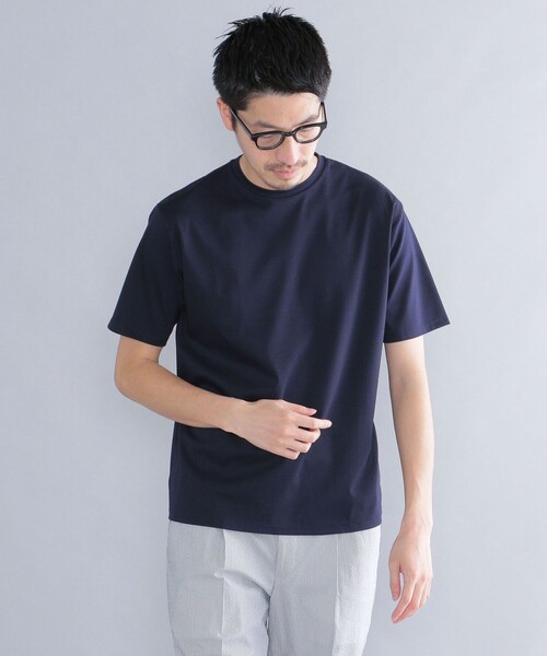 SHIPS(シップス)の「SHIPS: ALBINI クルーネック 無地 Tシャツ(Tシャツ/カットソー・メンズ・ホワイト/ブラック/ダークグレー/ネイビー/チャコールグレー・SMALL/MEDIUM/LARGE/X-LARGE)」の19枚目の写真