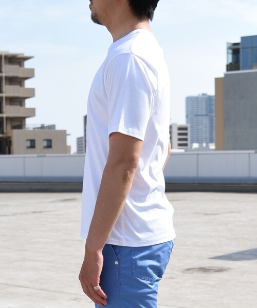 SHIPS(シップス)の「SHIPS: ALBINI クルーネック 無地 Tシャツ(Tシャツ/カットソー・メンズ・ホワイト/ブラック/ダークグレー/ネイビー/チャコールグレー・SMALL/MEDIUM/LARGE/X-LARGE)」の22枚目の写真