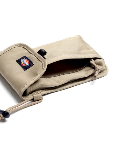 Dickies（ディッキーズ）の「【DICKIES/ディッキーズ】DK TC TWILL NECK POUCH/ツイルネックポーチ（ポーチ・レディース・ブラック/ベージュ/チャコールグレー・FREE）」の9枚目の写真