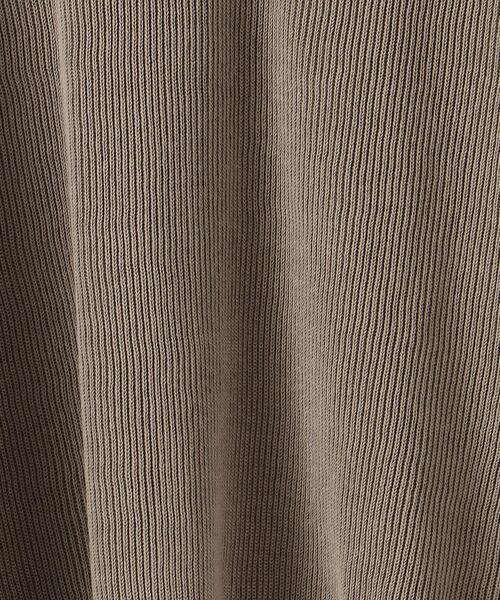 Steven Alan（スティーブンアラン）の「＜crepuscule＞ HENLY NECK KNIT/ニット（ニット/セーター・メンズ・ブラウン/グレー/ケリー・1/2）」の9枚目の写真