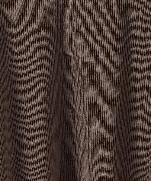 Steven Alan（スティーブンアラン）の「＜crepuscule＞ HENLY NECK KNIT/ニット（ニット/セーター・メンズ・ブラウン/グレー/ケリー・1/2）」の10枚目の写真