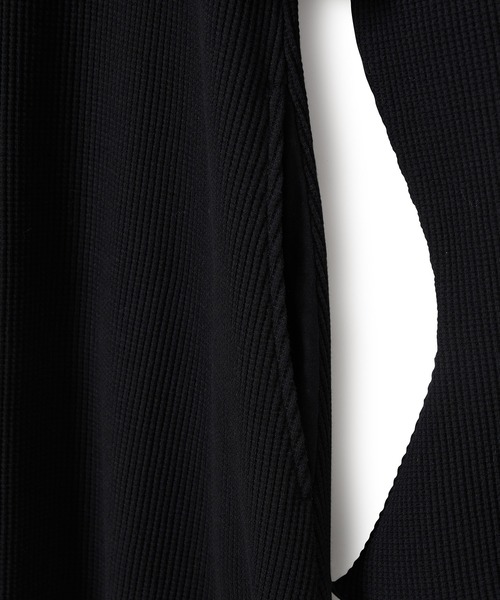 ADAM ET ROPE'（アダムエロペ）の「【一部直営店舗・WEB限定】ショートカーディガンコンビワッフルワンピース（ワンピース・レディース・ブラック/ベージュ系その他・FREE）」の17枚目の写真