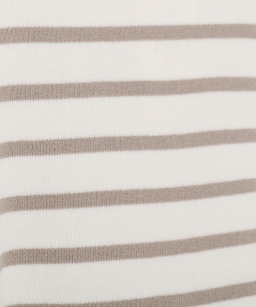 DRESKIP(ドレスキップ)の「◆ガンガン洗える!USAコットンボーダー総針ニット(ニット/セーター・レディース・ブラック系2/ベージュ系その他2/グリーン系その他4/ネイビー系2/ピンク系7/ベージュ系その他5・03/04/02)」の14枚目の写真