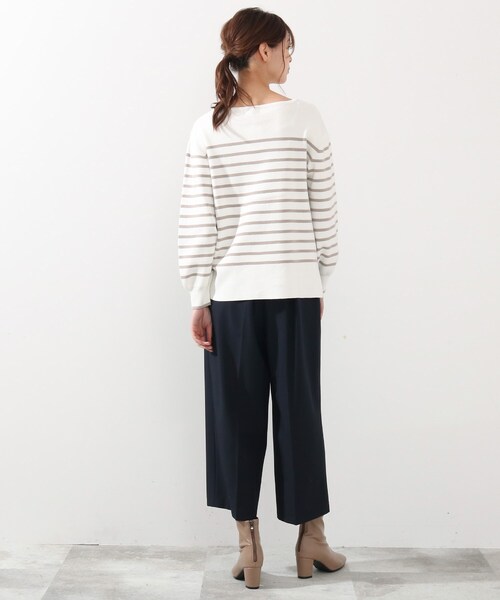 DRESKIP(ドレスキップ)の「◆ガンガン洗える!USAコットンボーダー総針ニット(ニット/セーター・レディース・ブラック系2/ベージュ系その他2/グリーン系その他4/ネイビー系2/ピンク系7/ベージュ系その他5・03/04/02)」の20枚目の写真