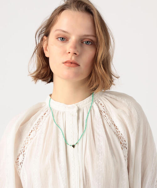 ISABEL MARANT(イザベルマラン)の「ISABEL MARANT ビーズネックレス(ネックレス・レディース・ピンク/グリーン・FREE)」の3枚目の写真