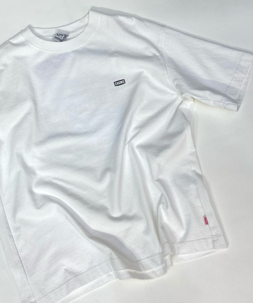 CHUMS(チャムス)の「【ムラサキスポーツ別注】CHUMS/チャムス ヘビーウエイト オーバーサイズ バックプリントTシャツ/BOOBY Square Logo Tshirt CH01-2101(Tシャツ/カットソー・メンズ・ベージュ/ホワイト/ブラック・XL/L/S/M)」の11枚目の写真