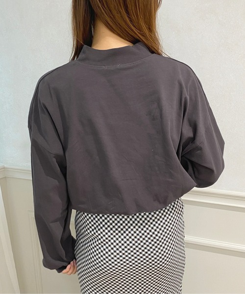 apres jour(アプレジュール)の「モックネックロンT【ZOZOTOWN限定アイテム】(Tシャツ/カットソー・レディース・ライトブルー/ブラック/アイボリー/ピンク/オフホワイト・X-LARGE/フリー)」の22枚目の写真
