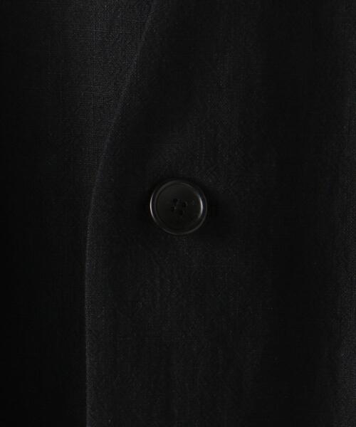 「Steven Alan」 ノーカラージャケット S ブラック Steven Alan（スティーブンアラン）の「＜Steven Alan＞NO