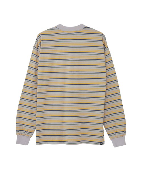 HYSTERIC GLAMOUR（ヒステリックグラマー）の「CIRCLED LOGO Tシャツ（Tシャツ/カットソー・メンズ・ネイビー/イエロー/グレー・SMALL/X-LARGE/MEDIUM/LARGE）」の4枚目の写真