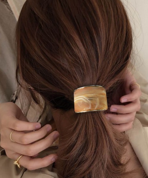 REBALANCE（リバランス）の「大理石柄ヘアゴム（ヘアゴム・レディース・A/B/C/D・FREE）」の3枚目の写真