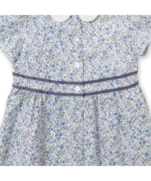 JACADI♡ 鳩柄 ワンピース スカラップ襟 110cm ワンピース | Jacadi