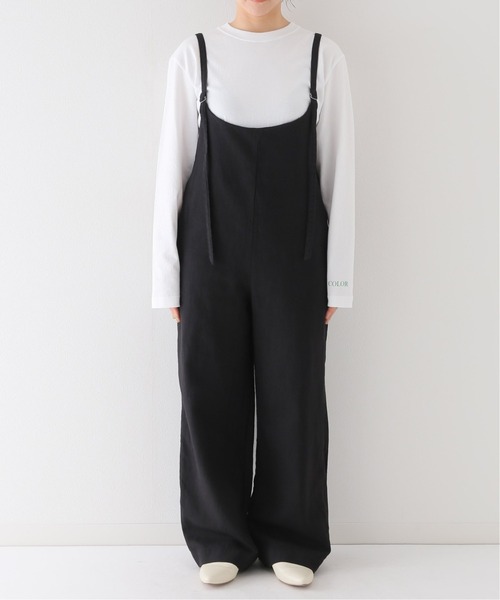 JOURNAL STANDARD relume（ジャーナルスタンダード　レリューム）の「ツイルワイドサロペット（サロペット/オーバーオール・レディース・ホワイト/ブラック/カーキ・FREE）」の18枚目の写真