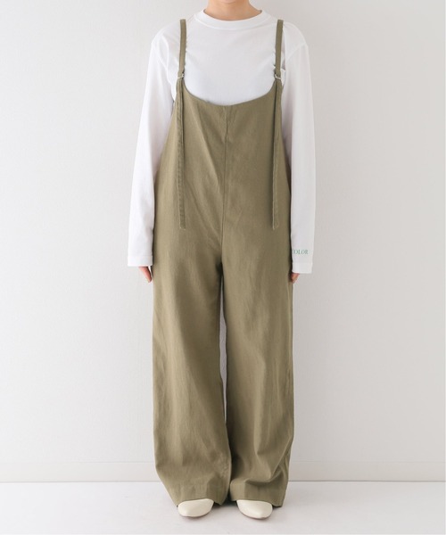 JOURNAL STANDARD relume（ジャーナルスタンダード　レリューム）の「ツイルワイドサロペット（サロペット/オーバーオール・レディース・ホワイト/ブラック/カーキ・FREE）」の16枚目の写真