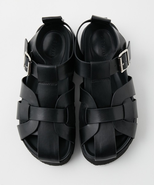 y/m by misato（イムバイミサト）の「タンクソールサンダル（サンダル・レディース・オフホワイト/ブラック・SMALL/LARGE/MEDIUM）」の3枚目の写真