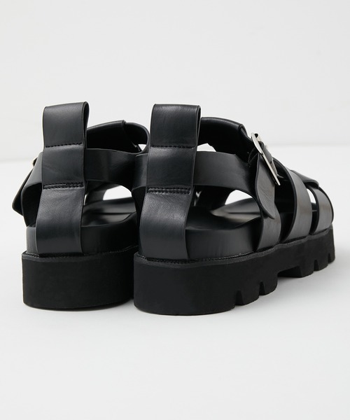 y/m by misato（イムバイミサト）の「タンクソールサンダル（サンダル・レディース・オフホワイト/ブラック・SMALL/LARGE/MEDIUM）」の7枚目の写真