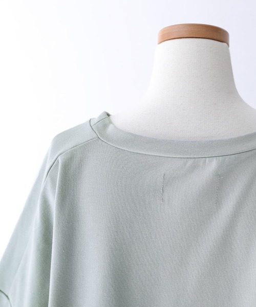 osharewalker（オシャレウォーカー）の「【廃盤】『裏毛×チェック柄ドッキングワンピース』（ワンピース・レディース・ラベンダー/グレイッシュブルー/チャコール・FREE）」の19枚目の写真