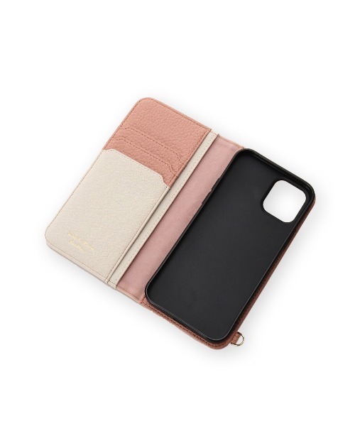 Samantha Thavasa Petit Choice（サマンサタバサ　プチチョイス）の「iPhone12-12proケース 手帳型（スマホケース/カバー・レディース・グレイッシュベージュ/グリーン/イエロー/ピンク・FREE）」の9枚目の写真