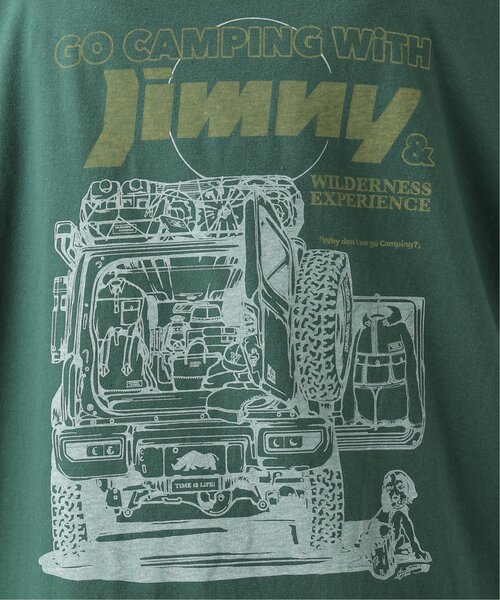 DOUBLE NAME（ダブルネーム）の「Jimny×WILDERNESS EXPERIENCE DOUBLE NAME別注 BIG TEEワンピース（ワンピース・レディース・グリーン/スミクロ/キナリ・FREE）」の7枚目の写真