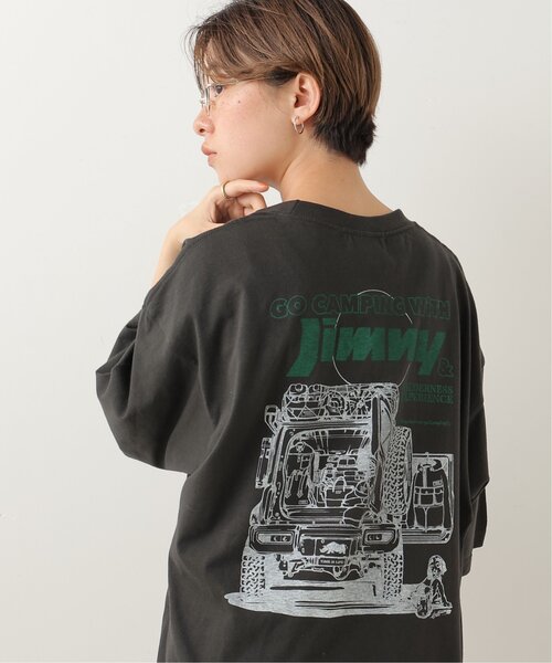 DOUBLE NAME（ダブルネーム）の「Jimny×WILDERNESS EXPERIENCE DOUBLE NAME別注 BIG TEEワンピース（ワンピース・レディース・グリーン/スミクロ/キナリ・FREE）」の15枚目の写真