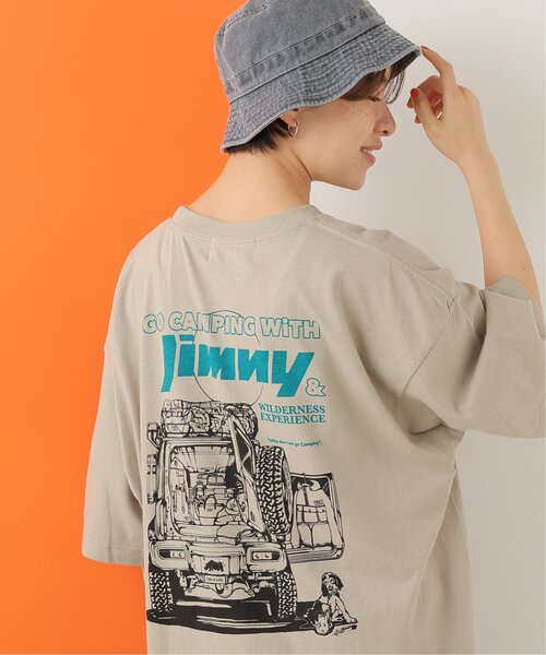 DOUBLE NAME（ダブルネーム）の「Jimny×WILDERNESS EXPERIENCE DOUBLE NAME別注 BIG TEEワンピース（ワンピース・レディース・グリーン/スミクロ/キナリ・FREE）」の19枚目の写真