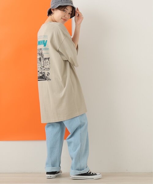 DOUBLE NAME（ダブルネーム）の「Jimny×WILDERNESS EXPERIENCE DOUBLE NAME別注 BIG TEEワンピース（ワンピース・レディース・グリーン/スミクロ/キナリ・FREE）」の21枚目の写真