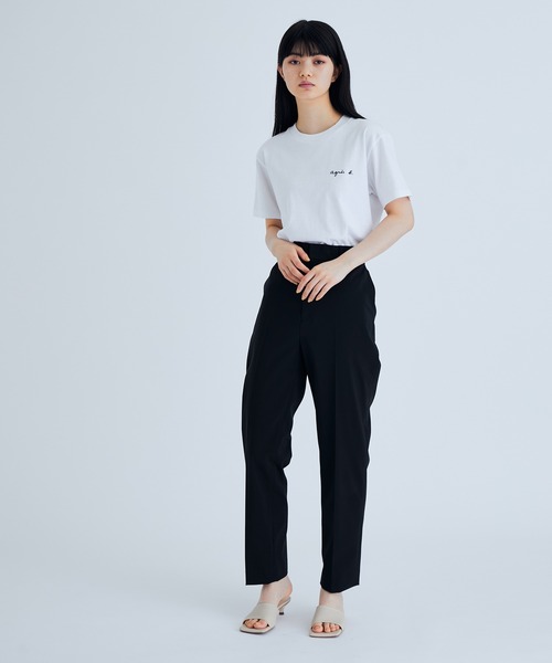 agnes b.(アニエスベー)の「【agnes b. pour ADAM ET ROPE'】T-SHIRTS(Tシャツ/カットソー・レディース・ホワイト/ブラック/ピンク/ターコイズブルー/グリーン・M)」の7枚目の写真