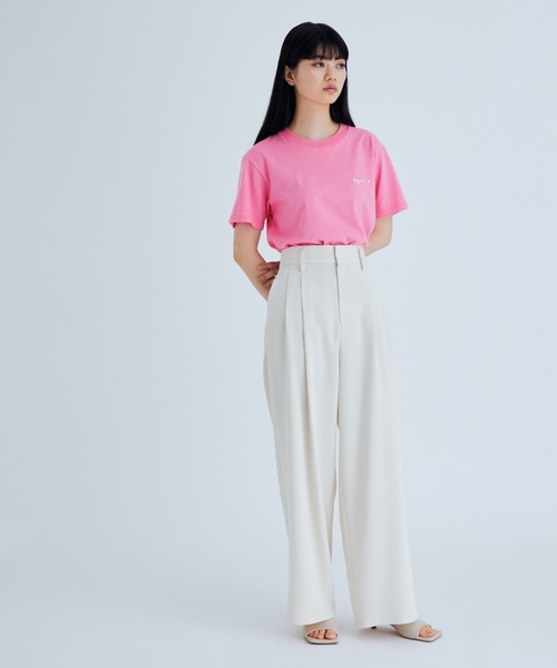agnes b.(アニエスベー)の「【agnes b. pour ADAM ET ROPE'】T-SHIRTS(Tシャツ/カットソー・レディース・ホワイト/ブラック/ピンク/ターコイズブルー/グリーン・M)」の10枚目の写真