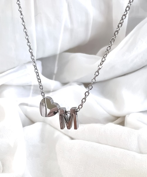blackdia ocean(ブラックダイヤオーシャン)の「blackdia ocean ハートイニシャルネックレス(ネックレス・レディース・A/C/E/H/I/J/K/M/T/Y・45cm)」の8枚目の写真