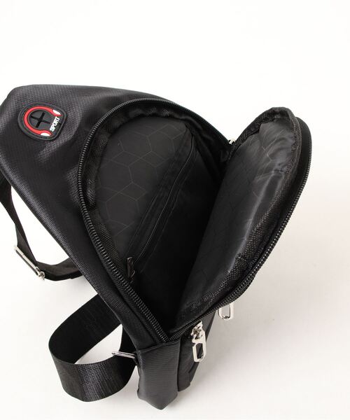 STYLEBLOCK（スタイルブロック）の「イヤホンホール付きボディバッグ（ボディバッグ/ウエストポーチ・メンズ・ブルー/グレー/ブラウン/ブラック・FREE）」の7枚目の写真