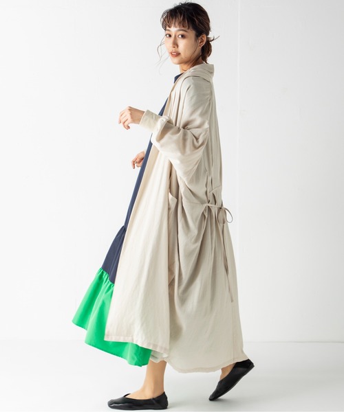 MILLION CARATS（ミリオンカラッツ）の「スラブロングカーディガン（シャツ/ブラウス・レディース・ベージュ/オフホワイト・FREE）」の5枚目の写真