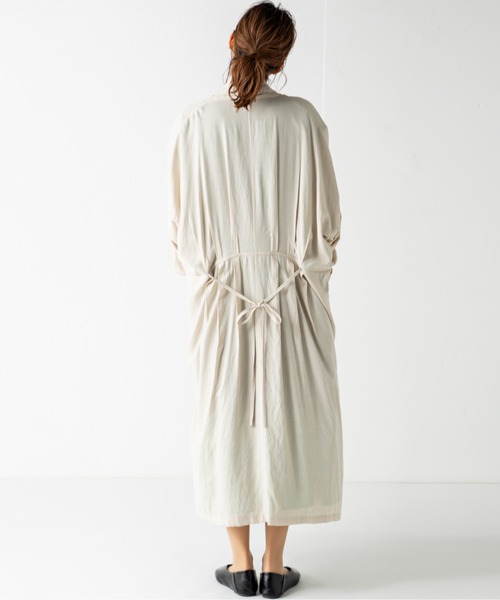 MILLION CARATS（ミリオンカラッツ）の「スラブロングカーディガン（シャツ/ブラウス・レディース・ベージュ/オフホワイト・FREE）」の7枚目の写真