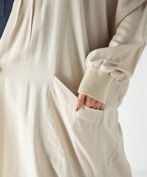 MILLION CARATS（ミリオンカラッツ）の「スラブロングカーディガン（シャツ/ブラウス・レディース・ベージュ/オフホワイト・FREE）」の11枚目の写真