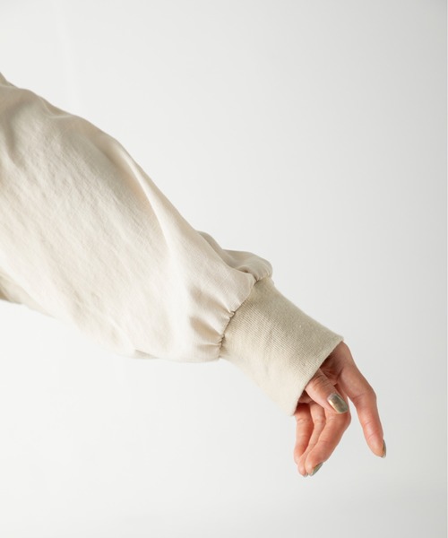 MILLION CARATS（ミリオンカラッツ）の「スラブロングカーディガン（シャツ/ブラウス・レディース・ベージュ/オフホワイト・FREE）」の13枚目の写真