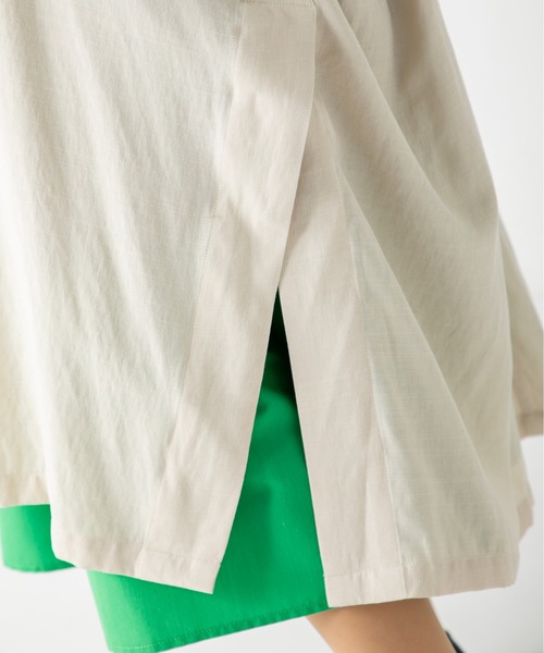 MILLION CARATS（ミリオンカラッツ）の「スラブロングカーディガン（シャツ/ブラウス・レディース・ベージュ/オフホワイト・FREE）」の14枚目の写真