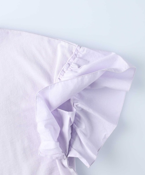 HONEYSUCKLE ROSE（ハニーサックルローズ）の「【HONEYSUCKLE ROSE】袖フリルカットソー（Tシャツ/カットソー・レディース・ホワイト/ライトグレー/ブラック/イエロー/ライラック・M/L）」の11枚目の写真