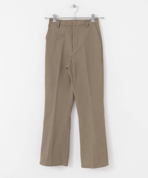 URBAN RESEARCH（アーバンリサーチ）の「綿麻オックスフレアーパンツ（その他パンツ・レディース・ブラウン系その他/ブラック/レッド系その他・38/36/34）」の7枚目の写真