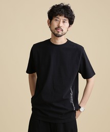 NANO universe（ナノユニバース）の「LB.04/メッセージロゴプリントクルーネックTシャツ（Tシャツ/カットソー・メンズ）」