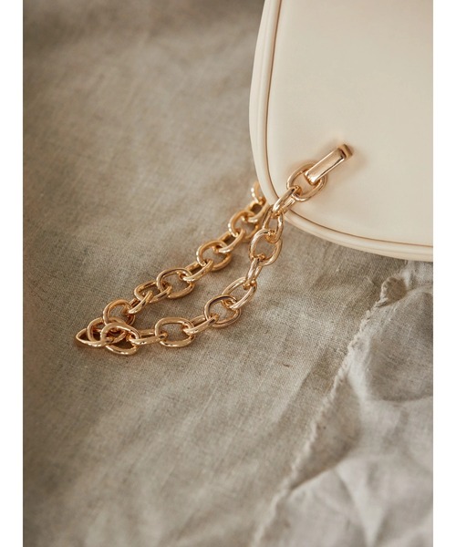 AMERICAN HOLIC（アメリカンホリック）の「ミニキューブ型チェーンバッグ（ハンドバッグ・レディース・アイボリー/ブラック/ピンク・FREE）」の8枚目の写真