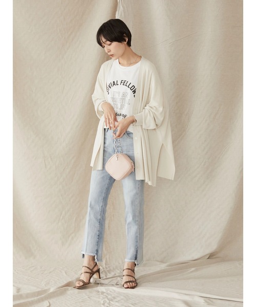 AMERICAN HOLIC（アメリカンホリック）の「ミニキューブ型チェーンバッグ（ハンドバッグ・レディース・アイボリー/ブラック/ピンク・FREE）」の14枚目の写真