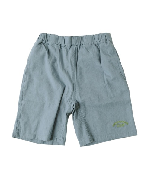 GLAZOS（グラソス）の「コットンストレッチ・刺繍ロゴショートパンツ（その他パンツ・キッズ・オレンジ/カーキ/ブラック/サックスブルー/ベージュ・130cm/150cm/170cm/140cm/160cm）」の4枚目の写真