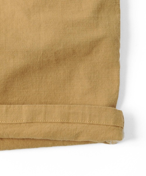 GLAZOS（グラソス）の「コットンストレッチ・刺繍ロゴショートパンツ（その他パンツ・キッズ・オレンジ/カーキ/ブラック/サックスブルー/ベージュ・130cm/150cm/170cm/140cm/160cm）」の15枚目の写真