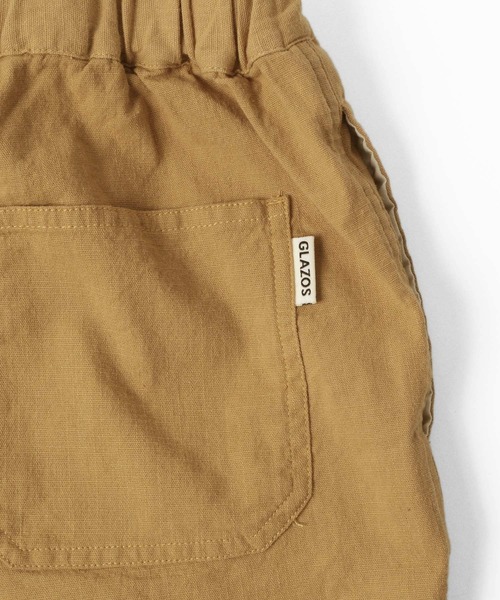 GLAZOS（グラソス）の「コットンストレッチ・刺繍ロゴショートパンツ（その他パンツ・キッズ・オレンジ/カーキ/ブラック/サックスブルー/ベージュ・130cm/150cm/170cm/140cm/160cm）」の16枚目の写真