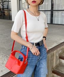 PAGEBOY | WEB限定アイテム / バックオープン半袖ニット(ニット/セーター)