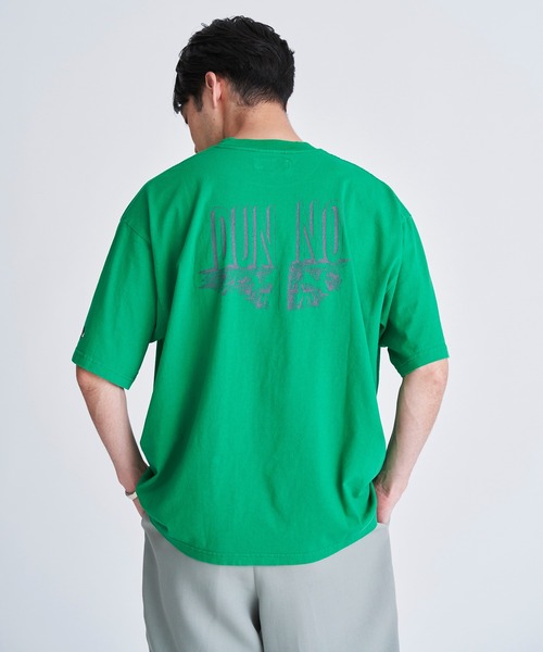 Dunno(ドノウ)の「DUNNO / プリントカットソー《ESTNATION EXCLUSIVE》(Tシャツ/カットソー・メンズ・グリーン・SMALL/MEDIUM/LARGE)」の12枚目の写真